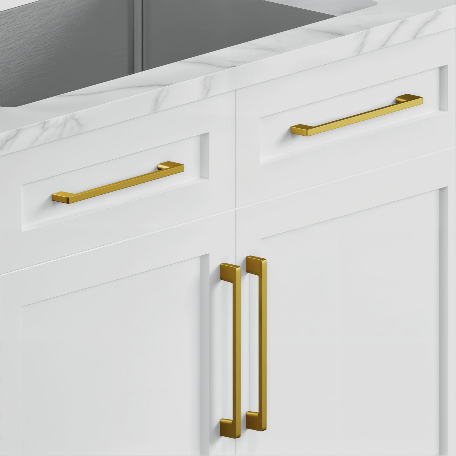 Dowell Cabinet Pulls - Zinc Alloy, Cabinet Drawer/Door Pulls/Handles - 3008 Series