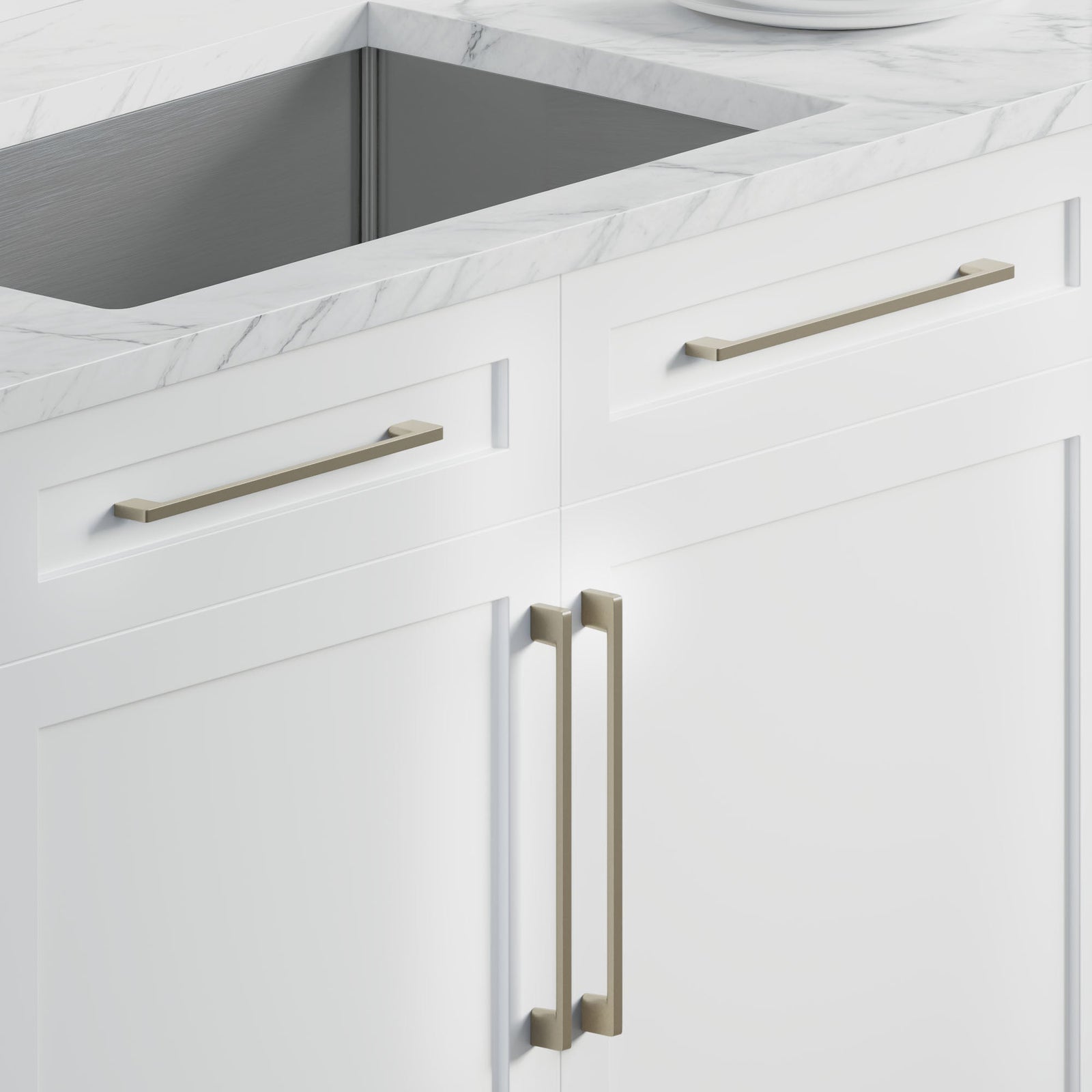 Dowell Cabinet Pulls - Zinc Alloy, Cabinet Drawer/Door Pulls/Handles - 3008 Series