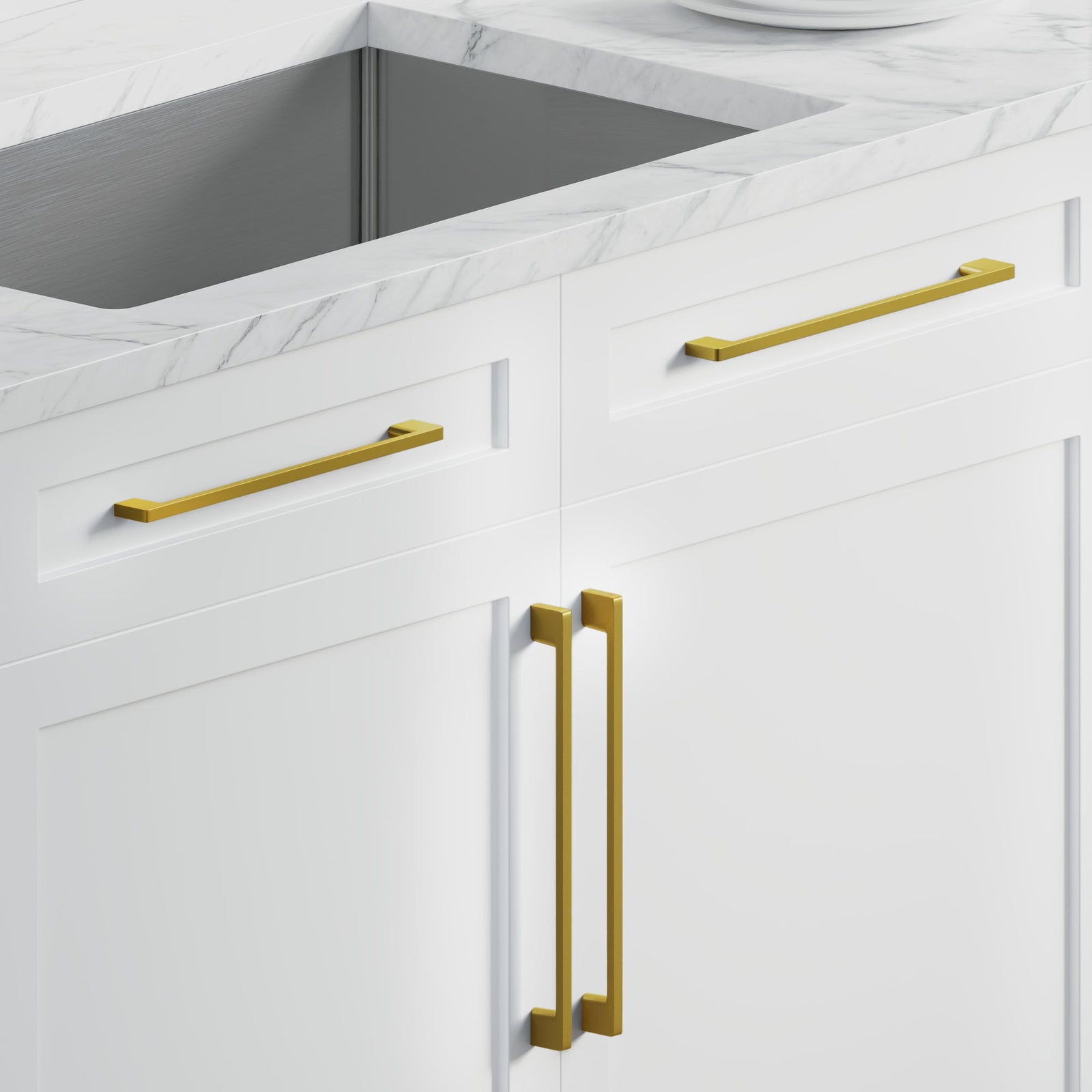 Dowell Cabinet Pulls - Zinc Alloy, Cabinet Drawer/Door Pulls/Handles - 3008 Series