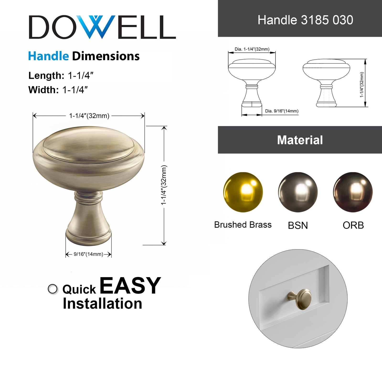 Dowell 1-1/4