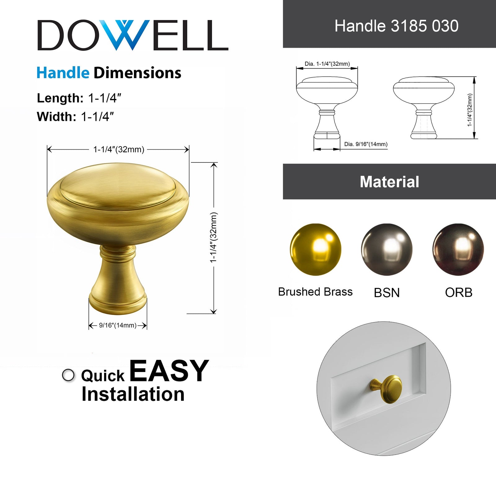 Dowell 1-1/4