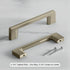 Dowell Cabinet Pulls - Zinc Alloy, Cabinet Drawer/Door Pulls/Handles - 3008 Series
