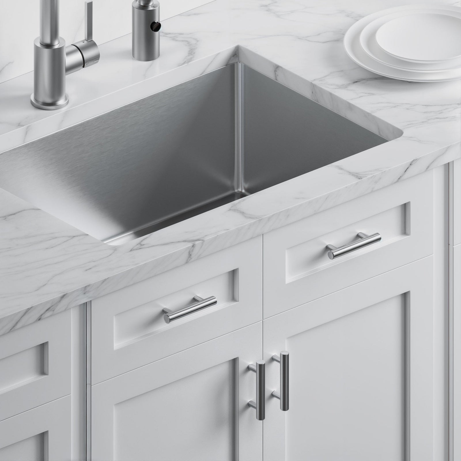 Dowell Cabinet Handle, Stainless Steel/Aluminum Construction Bar Plulls 3001 Series