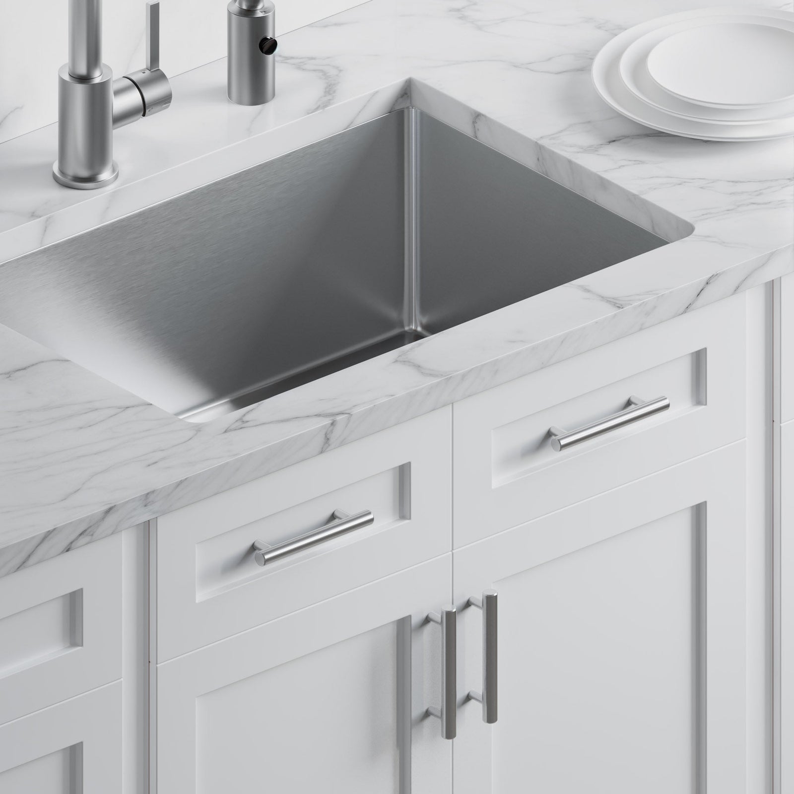 Dowell Cabinet Handle, Stainless Steel/Aluminum Construction Bar Plulls 3001 Series