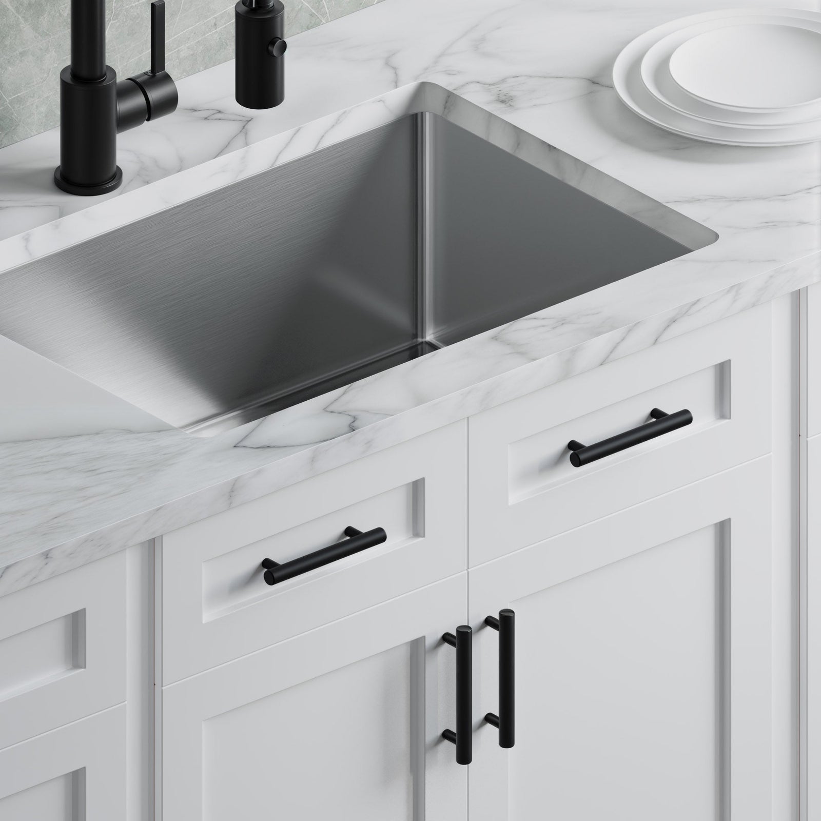 Dowell Cabinet Handle, Stainless Steel/Aluminum Construction Bar Plulls 3001 Series