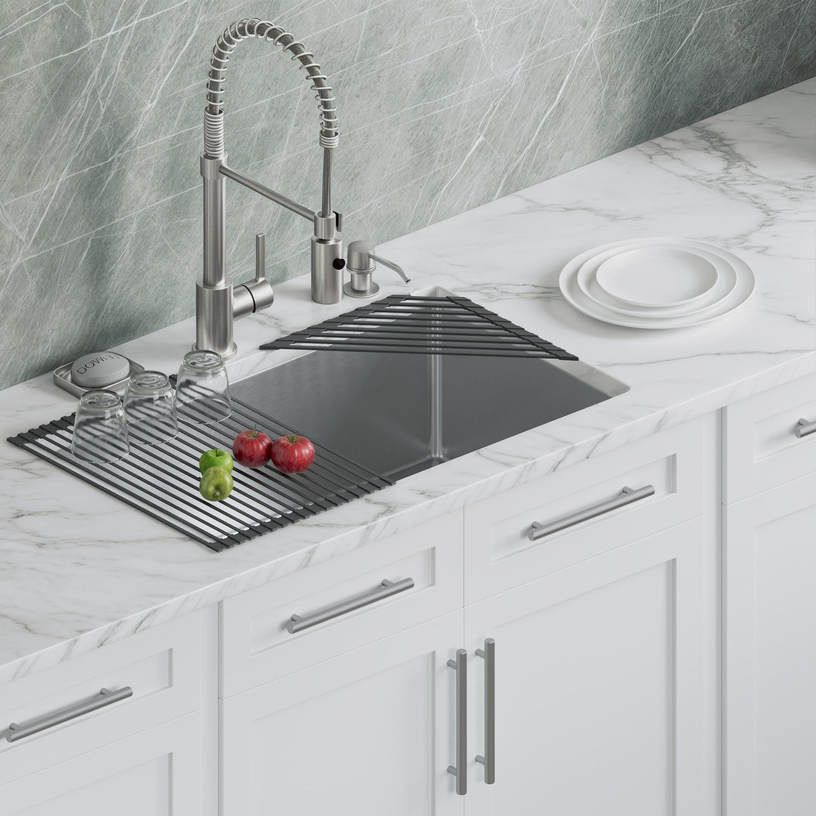 Dowell Cabinet Handle, Stainless Steel/Aluminum Construction Bar Plulls 3001 Series