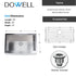 Dowell 30" L x 20" W Handcrafted Apron-Front Farmhouse Undermount Kitchen Sink 18 Gauge Stainless Steel 10" Depth Single Bowl With Grid Strainer