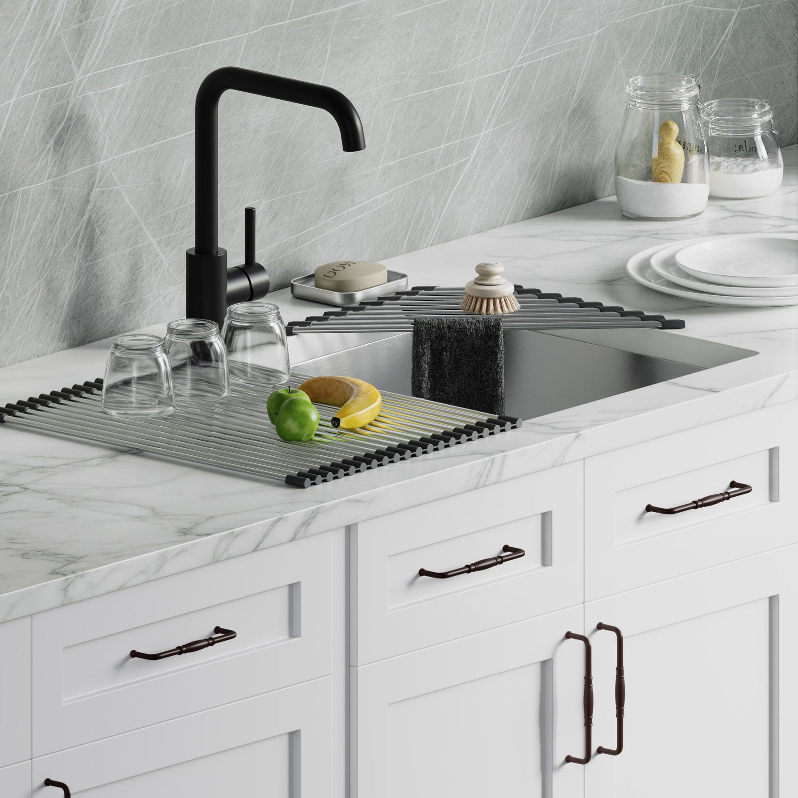 Dowell Cabinet Pulls Handle, Zinc Alloy 3132 Series-10Pack