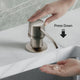 Dowell Kitchen Soap and Lotion Dispenser in Stainless Steel