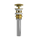 Dowell Pop Up Drain Stopper With/Without Overflow for Bathroom Vanity/Vessel Sink - 6011 07/08 Series