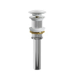 Dowell Pop Up Drain Stopper With/Without Overflow for Bathroom Vanity/Vessel Sink - 6011 07/08 Series