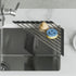 Dowell Over the Sink Roll-Up Dish Drying Rack, High-Quality, Foldable Tube Design, Space Saving Sink Organizer, Sturdy, Easy to Clean, Stylish Look