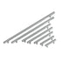 Dowell Cabinet Handle, Stainless Steel/Aluminum Construction Bar Plulls 3001 Series