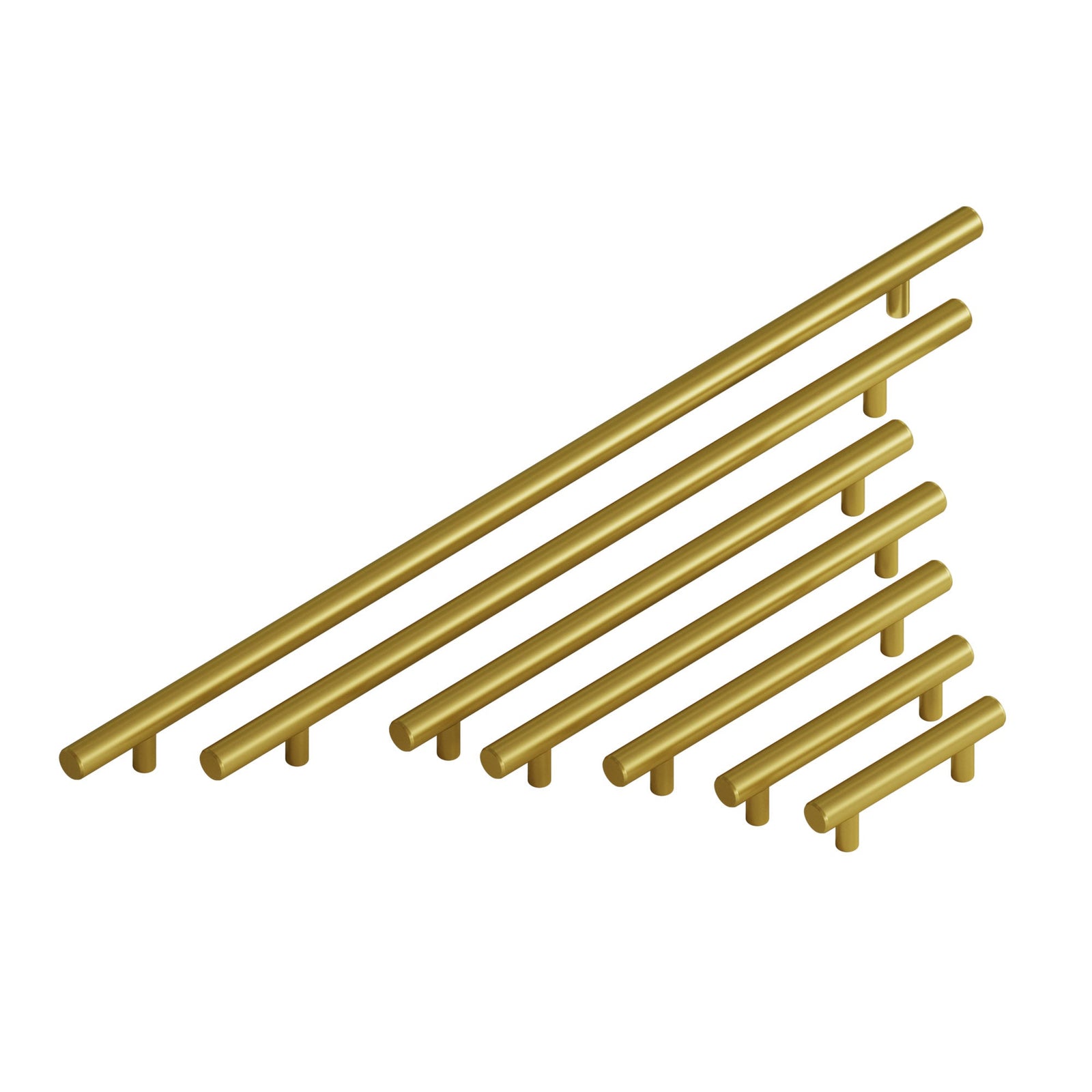 Dowell Cabinet Handle, Stainless Steel/Aluminum Construction Bar Plulls 3001 Series