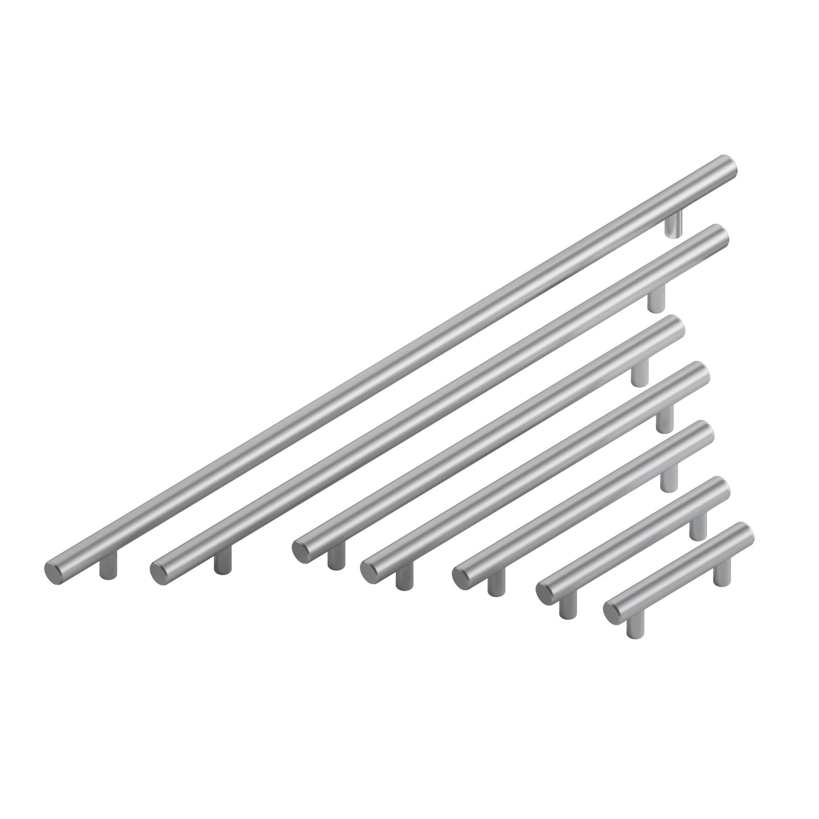 Dowell Cabinet Handle, Stainless Steel/Aluminum Construction Bar Plulls 3001 Series