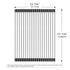 Dowell Over the Sink Roll-Up Dish Drying Rack, High-Quality, Foldable Tube Design, Space Saving Sink Organizer, Sturdy, Easy to Clean, Stylish Look