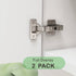 Dowell Soft-Close Adjustable Cabinet Hinge, Nickel Finish