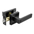 Golder Door Lock,Square Door levers for Bathroom, Bedroom, and Rooms
