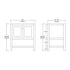 Dowell 30" Bathroom Freestanding Vanity with Two Doors and One Shelves - 035 30 Series